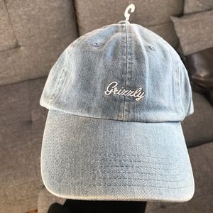 Grizzly Denim Strapback Hat